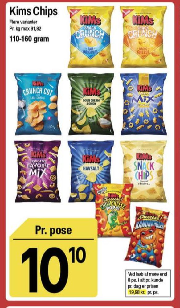 Kims, Crunch Cut Chips Læsø Sydesalt