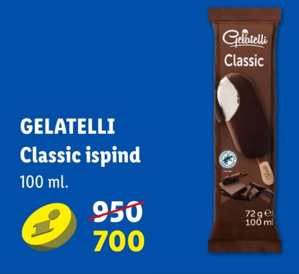 Gelatelli, Classic Ispind