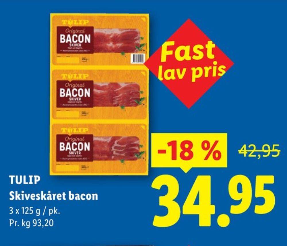 Tulip, Baconskiver