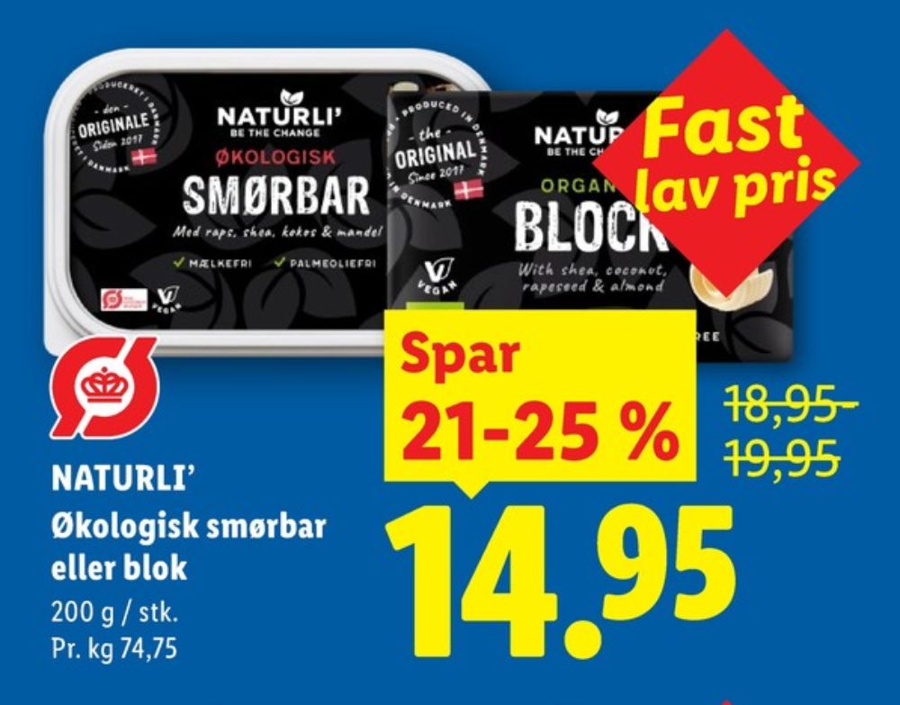 Naturli', Smørbar