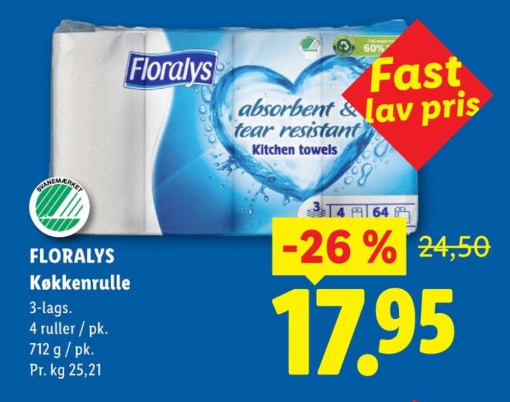 Floralys, Køkkenrulle