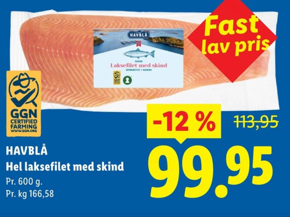 Havblå, Laksefilet