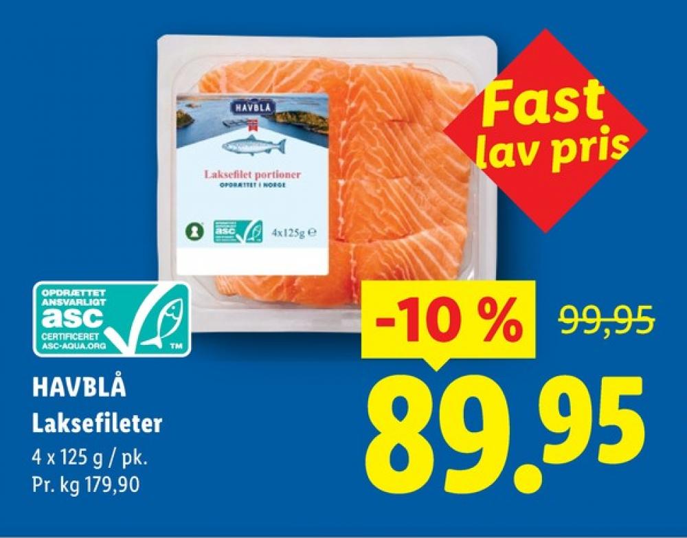 Havblå, Laksefilet