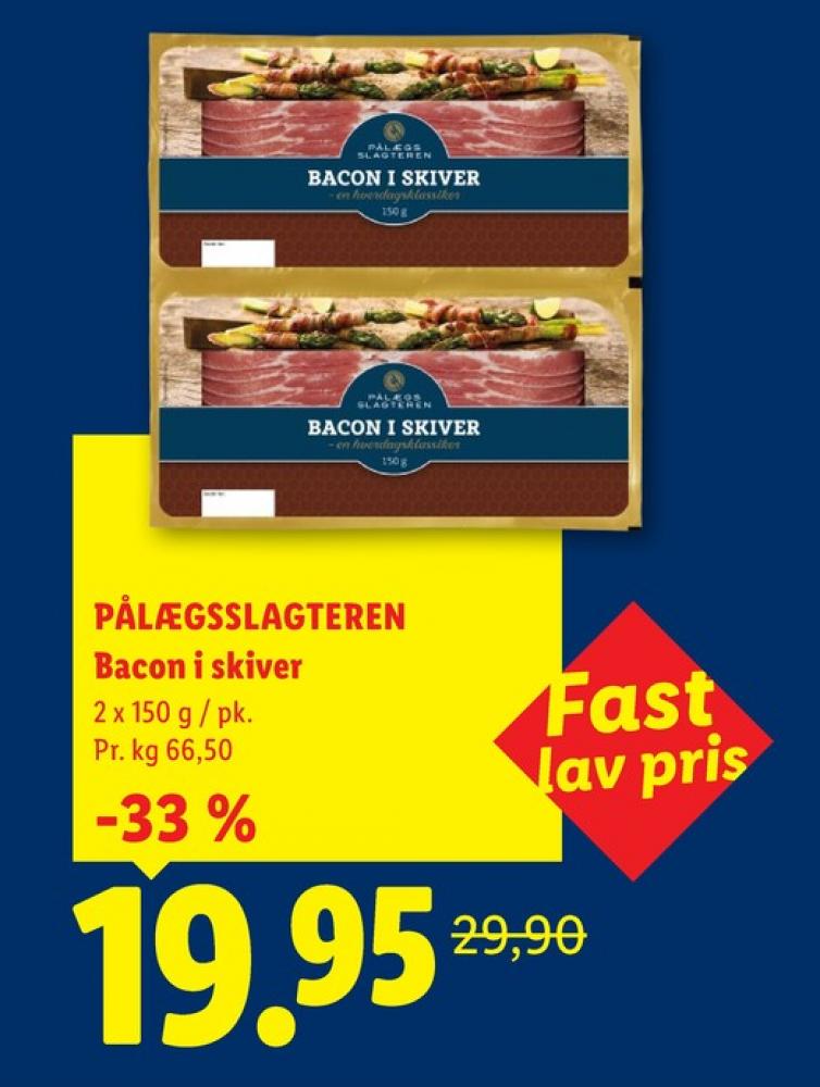 Pålægsslagteren, Baconskiver