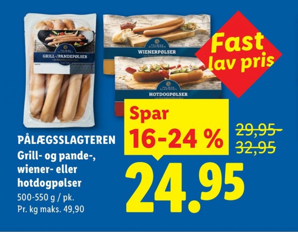Pålægsslagteren, Grillpølser