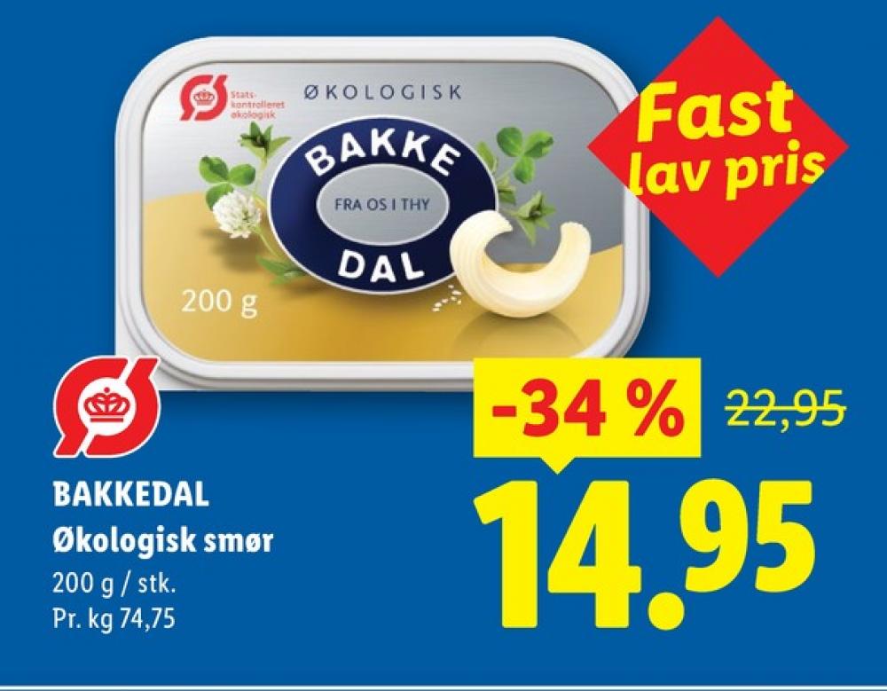 Bakkedal, Smørbar