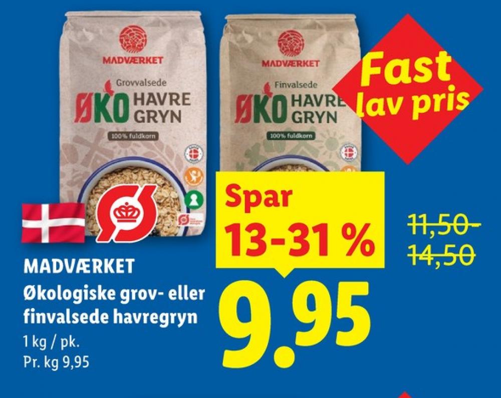 Madværket, Finvalsede Havregryn 
