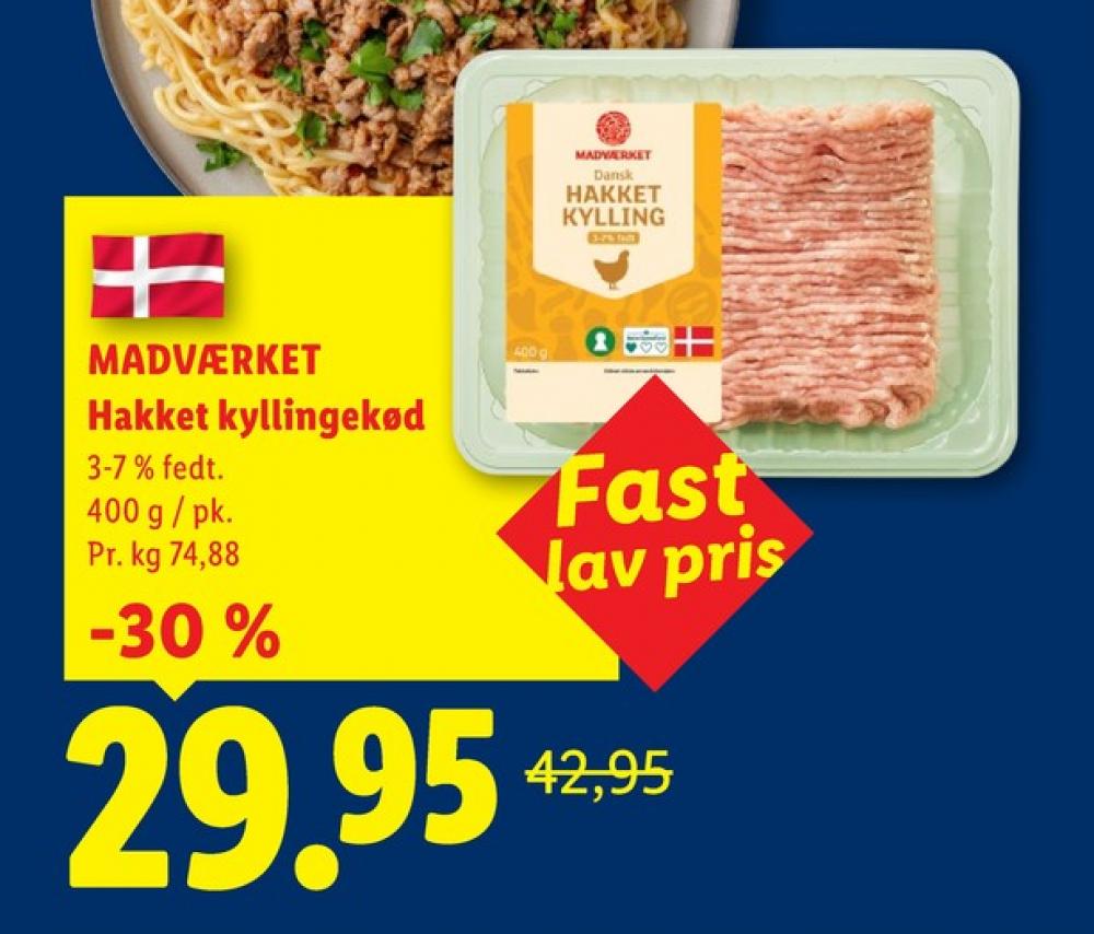 Madværket, Hakket kylling 3-7%
