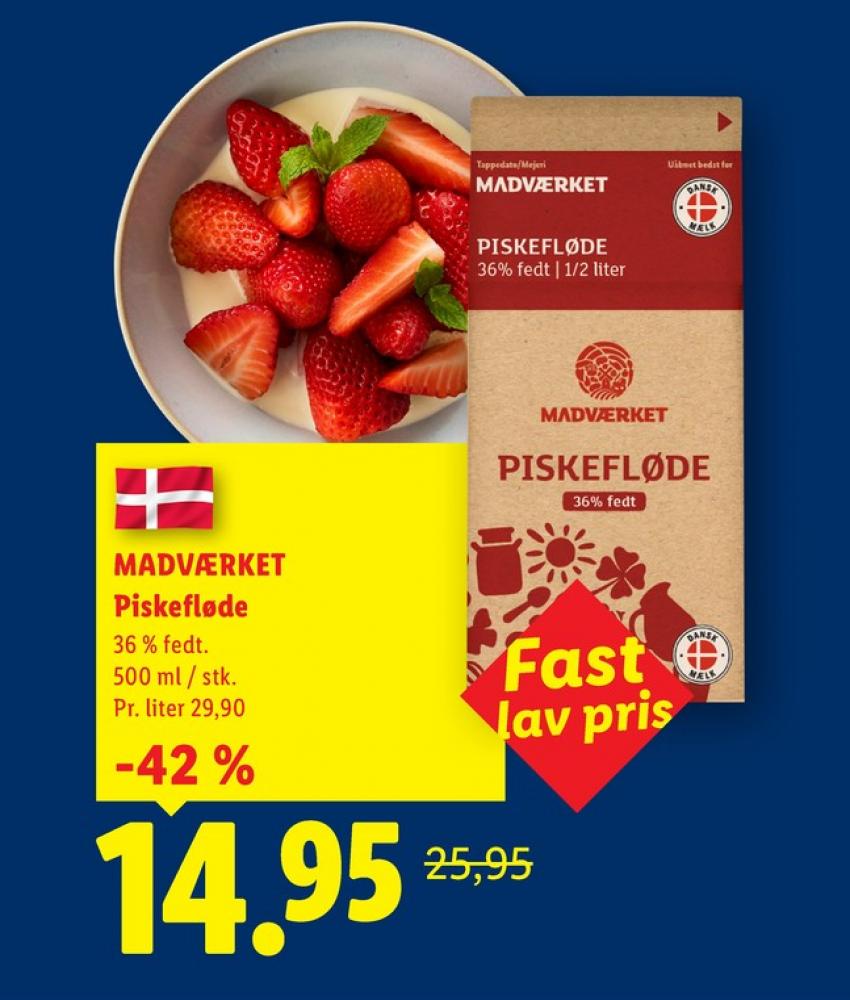 Madværket, Piskefløde 36%