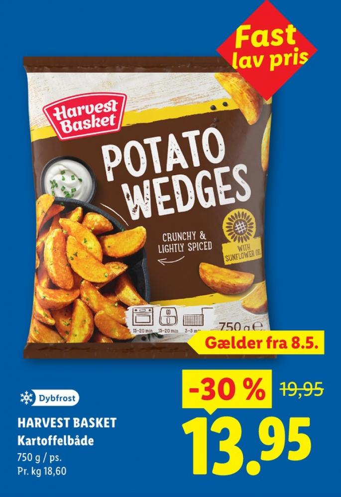Harvest Basket, Potato Wedges