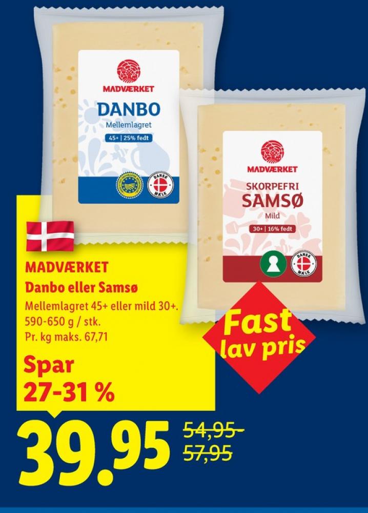 Madværket, Skæreost Danbo Mellemlagret