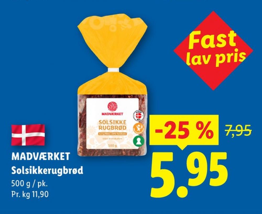 Madværket, Solsikkerugbrød