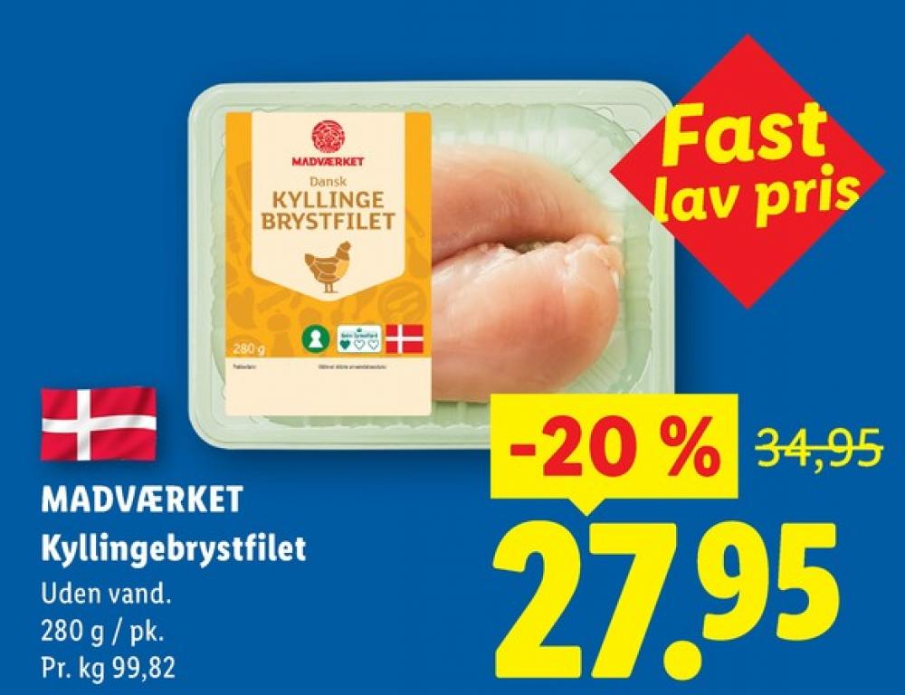 Madværket, Kyllingebrystfilet