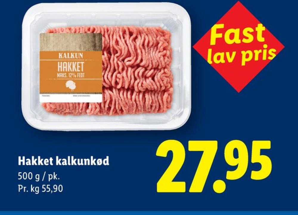 Hakket kalkun