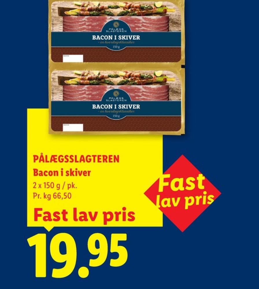 Pålægsslagteren, Baconskiver