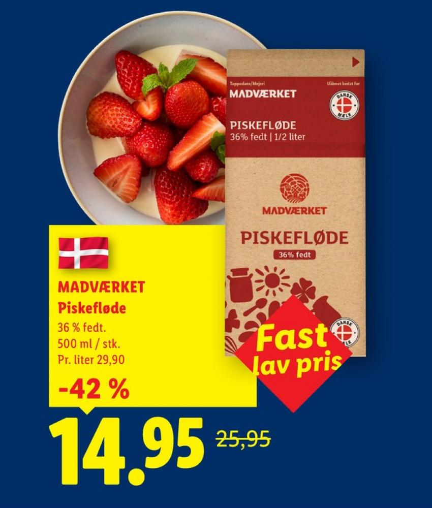 Madværket, Piskefløde 36%