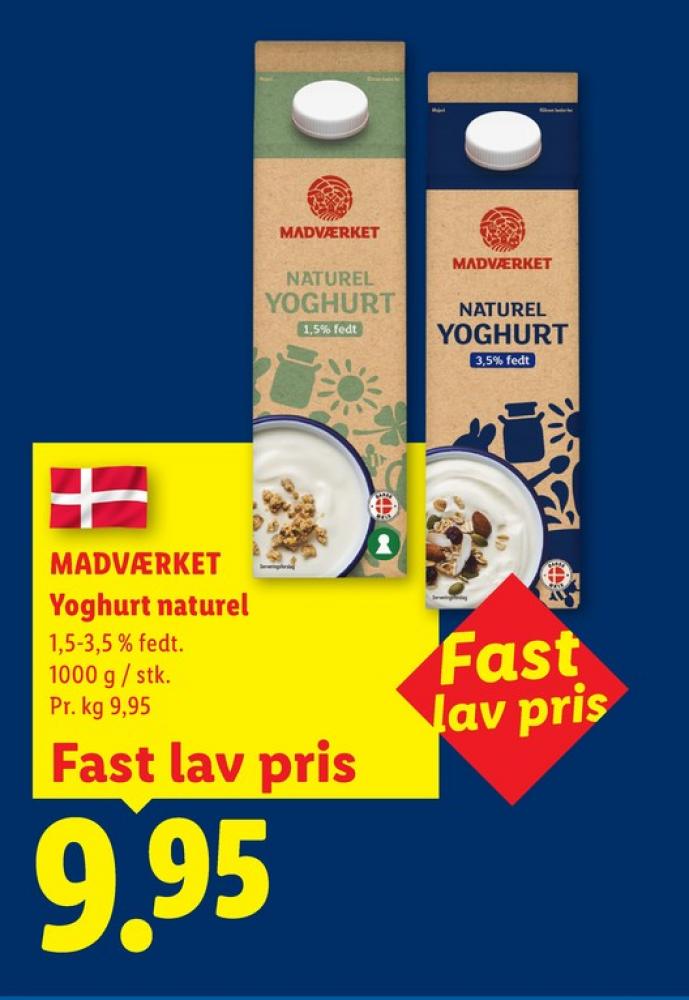 Madværket, Naturel Yoghurt 3,5%