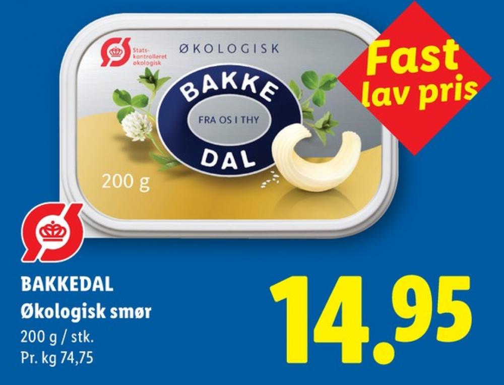 Bakkedal, Smørbar