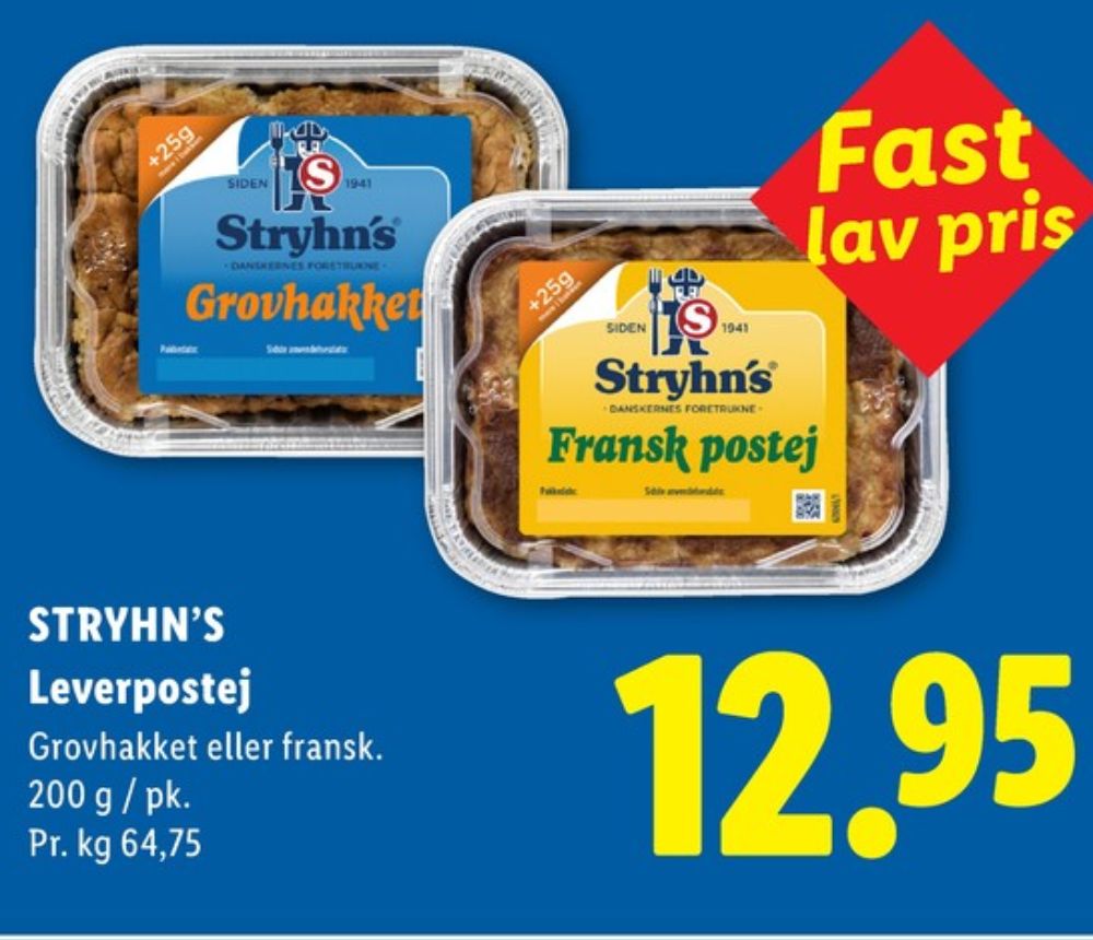 Stryhns Grovhakket, Leverpostej