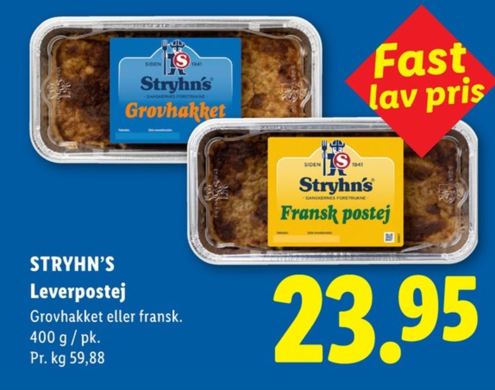 Stryhns Fransk Postej, Leverpostej