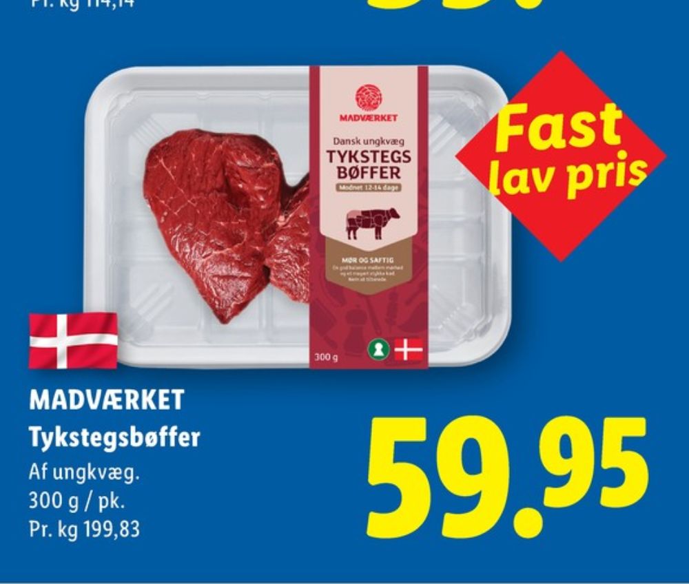 Madværket, Tykstegsbøffer