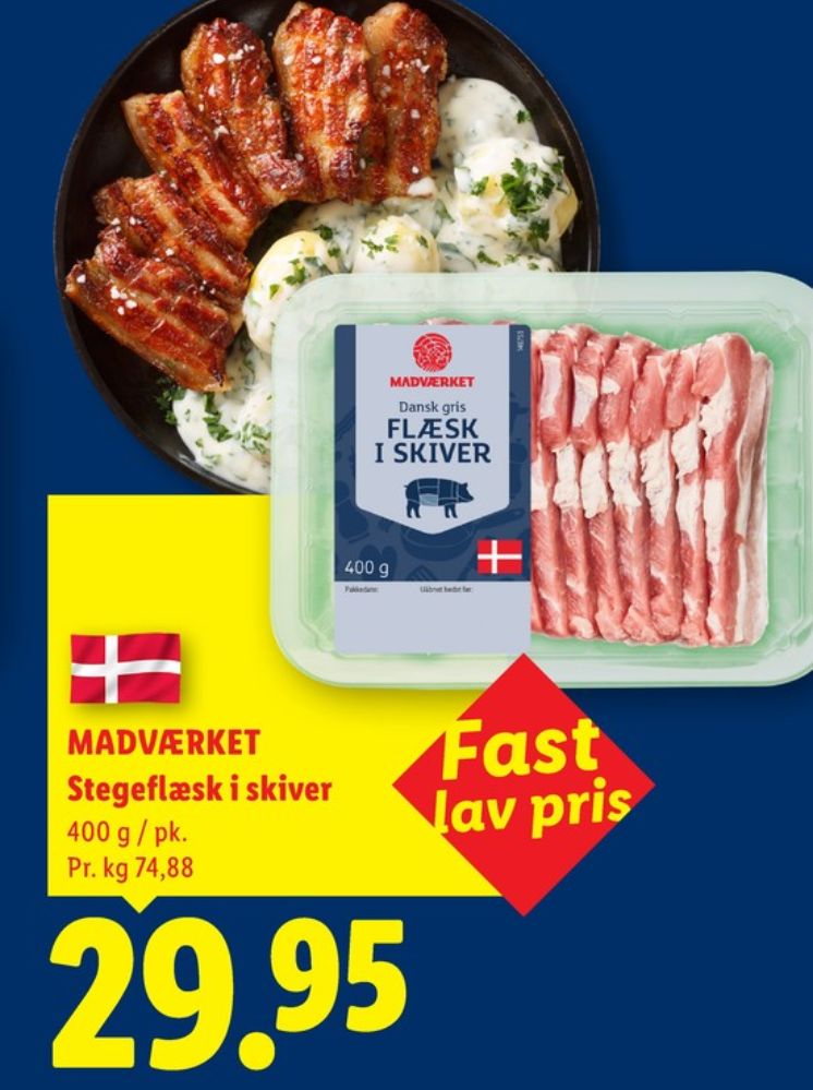 Madværket, Flæsk i skiver