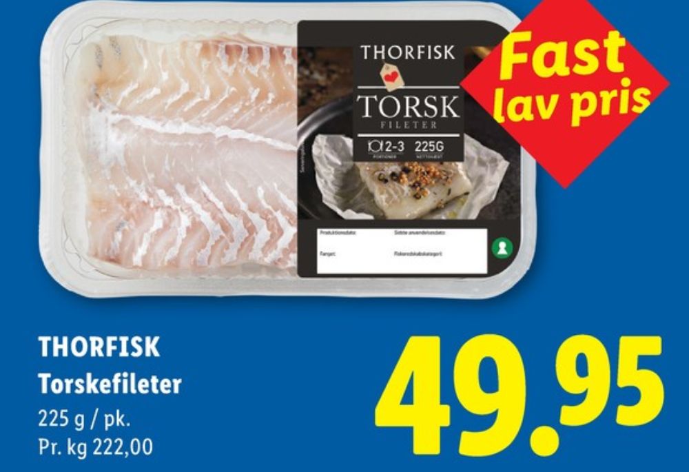 Thorfisk, Torskefilet