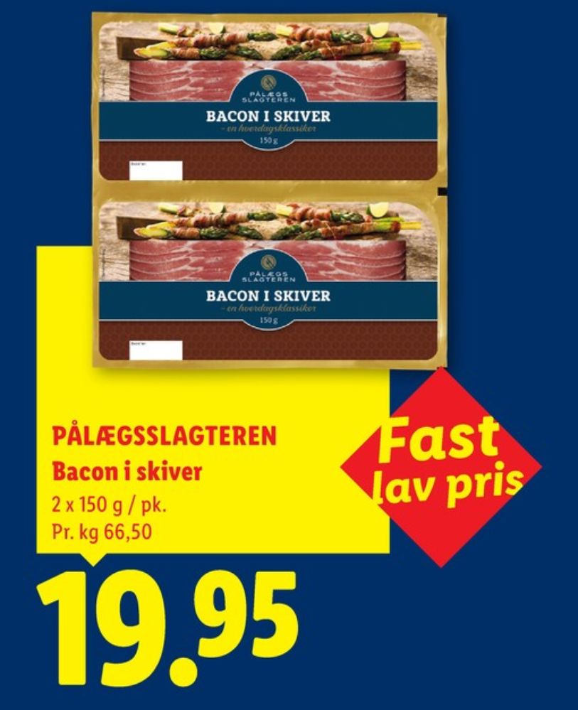 Pålægsslagteren, Baconskiver