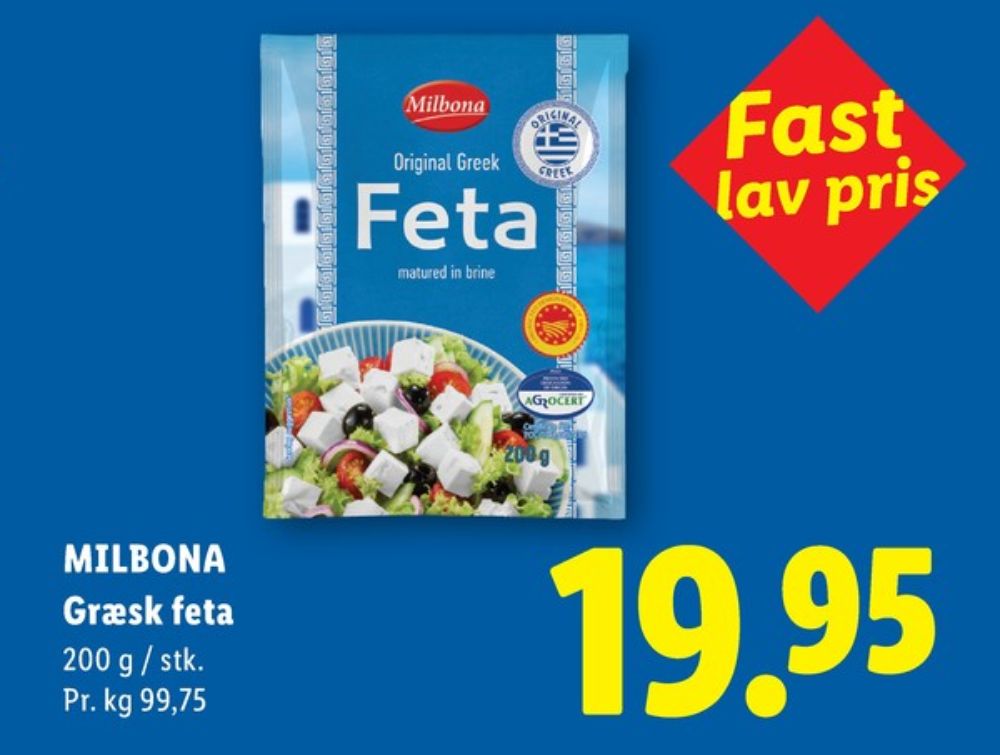 Milbona, Feta