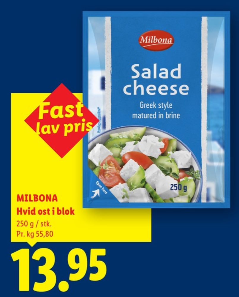 Milbona, Salatost