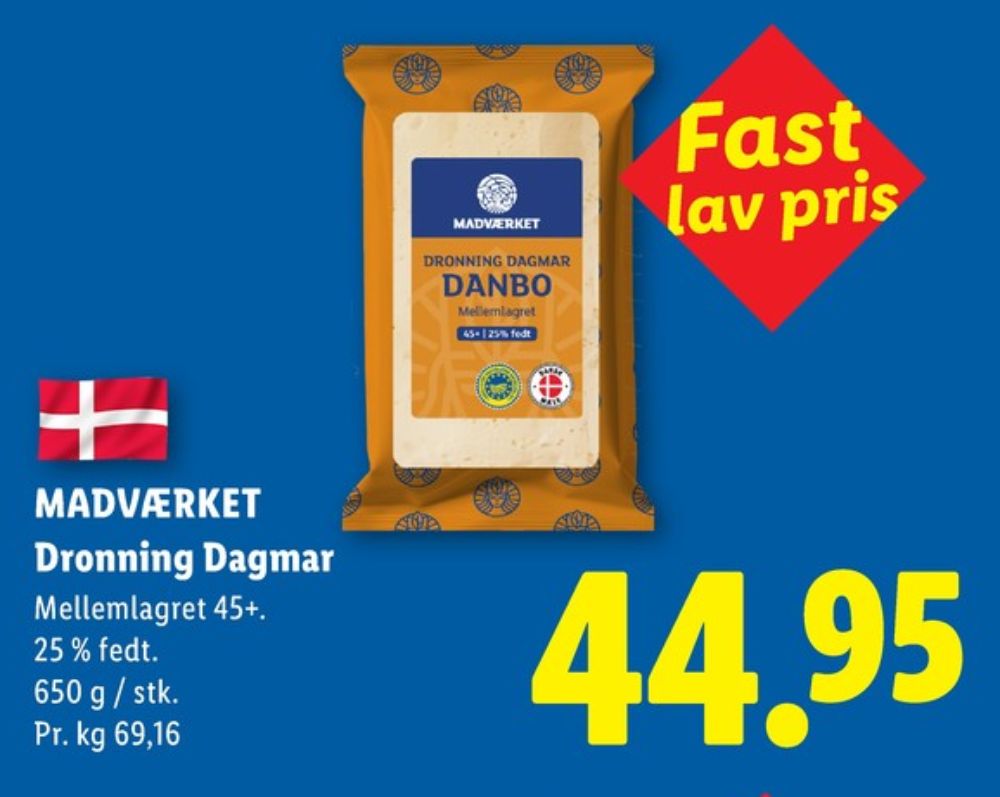 Madværket, Skæreost Dronning Dagmar Danbo