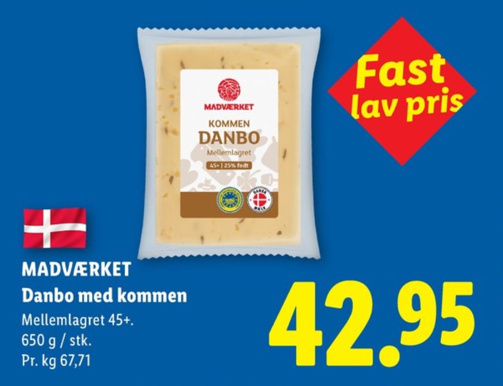 Madværket, Skæreost Mellemlagret Kommen