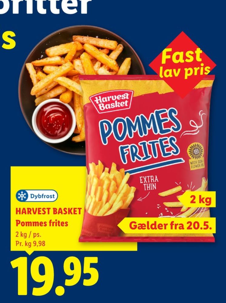 Harvest Basket, Pommes Frites Ekstra tynde