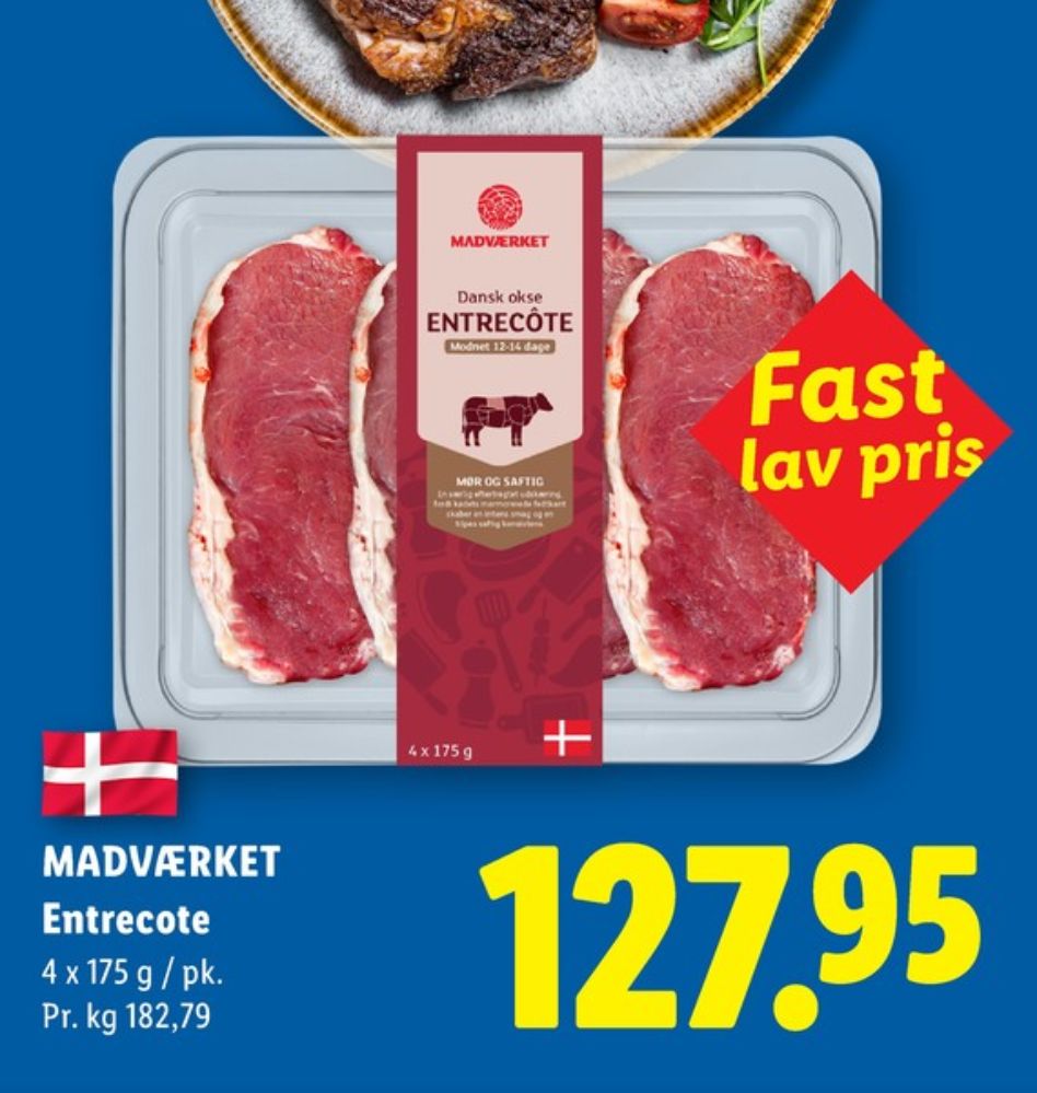 Madværket, Okseentrecotes