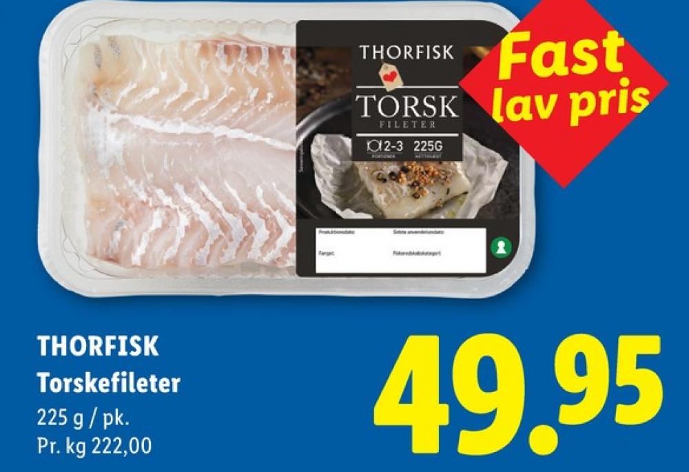 Thorfisk, Torskefilet