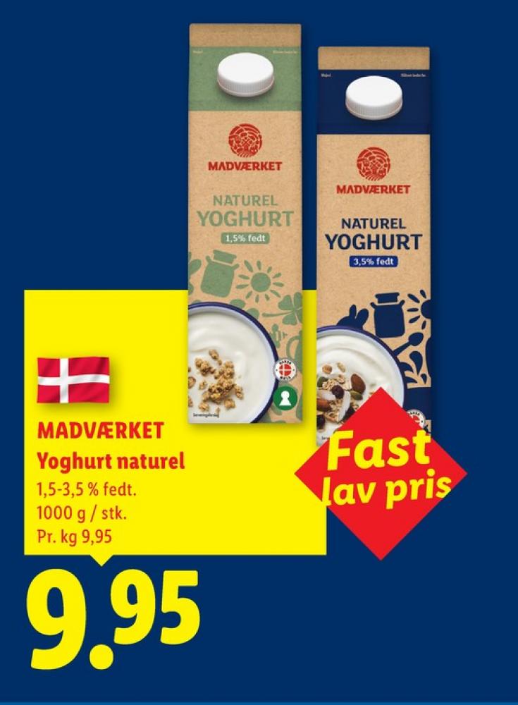 Madværket, Naturel Yoghurt 1,5