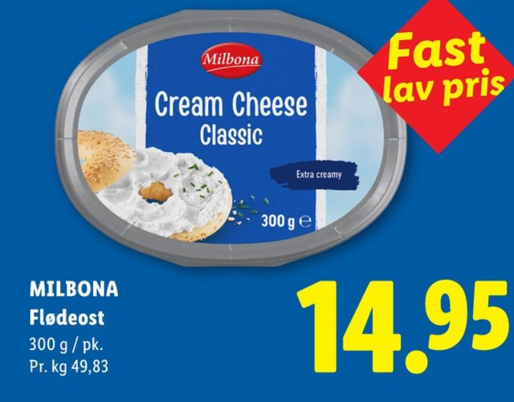 Milbona, Flødeost Classic