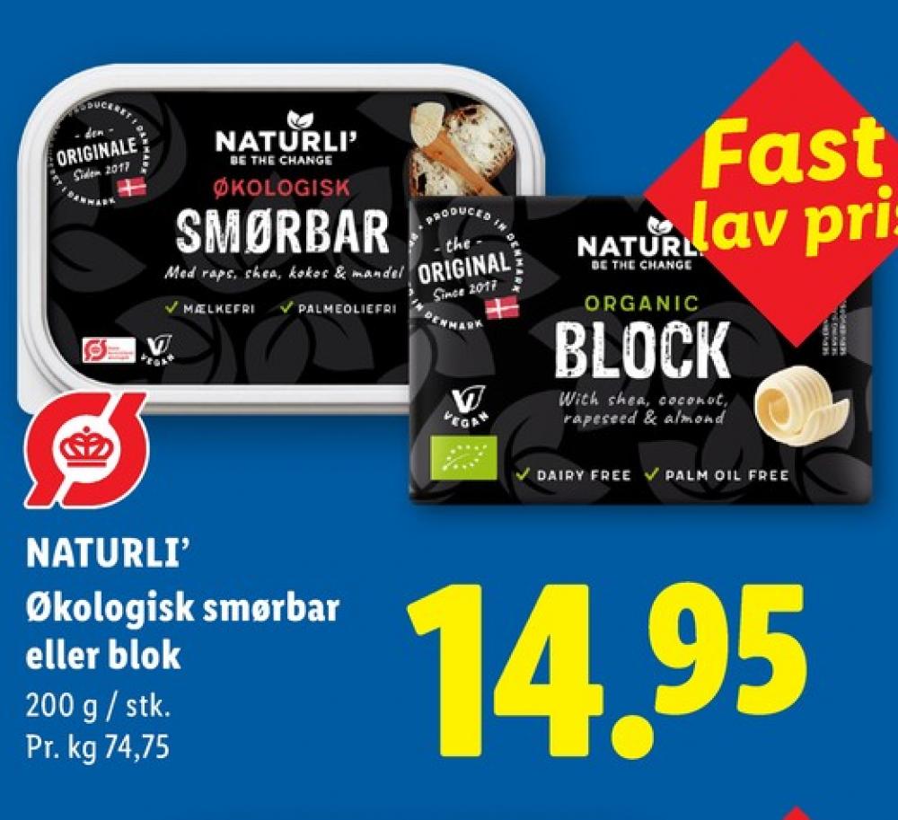 Naturli', Smørbar