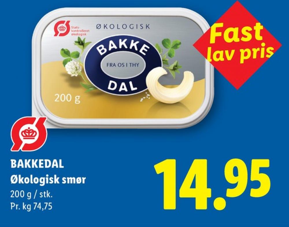 Bakkedal, Smørbar