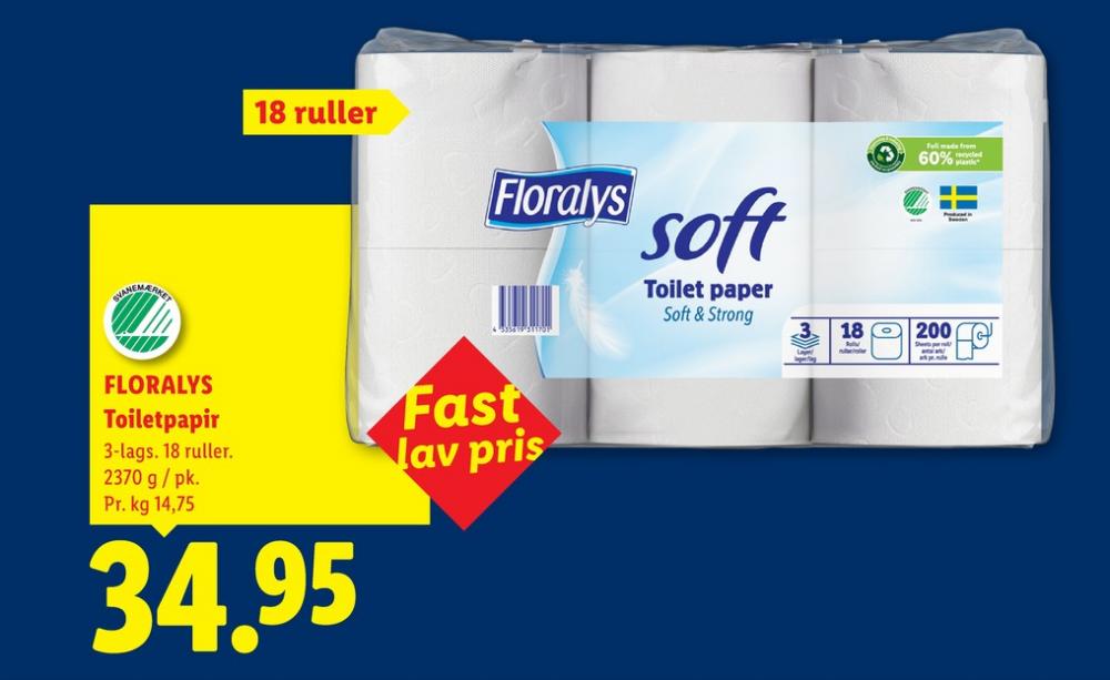 Floralys Soft, Toiletpapir