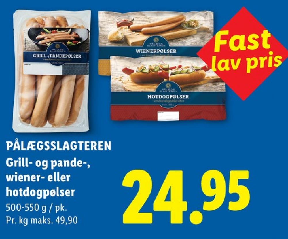 Pålægsslagteren, Grillpølser