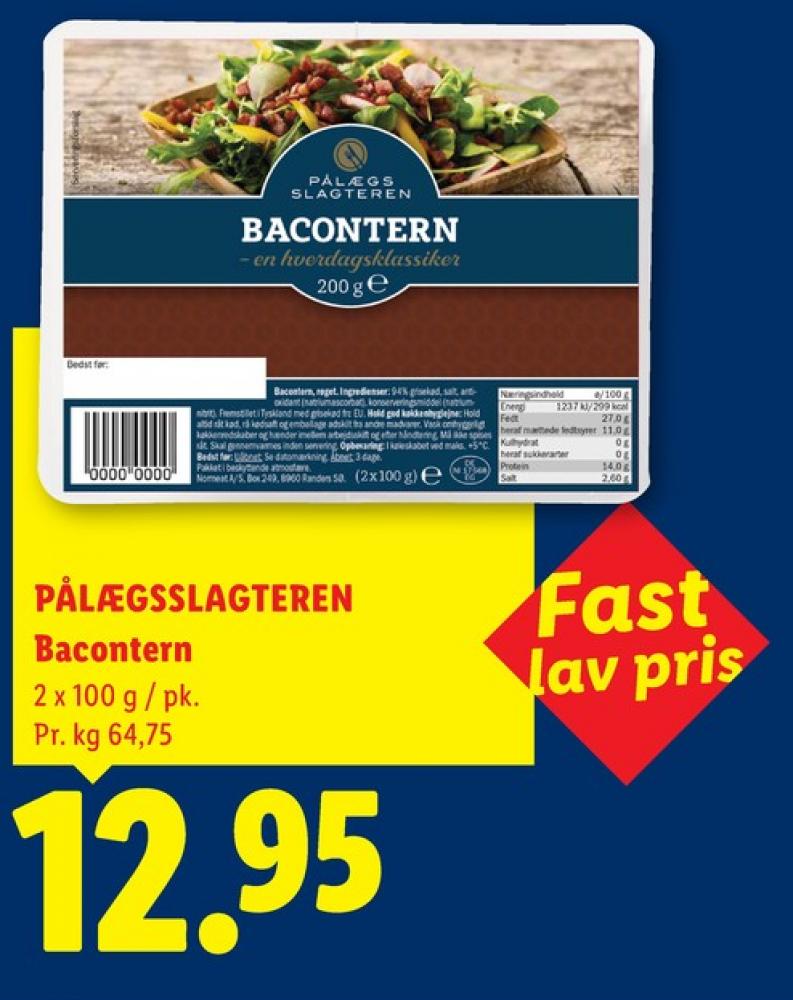 Pålægsslagteren, Bacontern