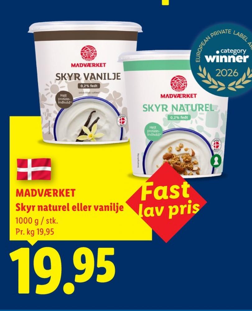 Madværket, Vanilje Skyr 0,2%