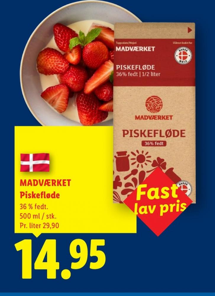 Madværket, Piskefløde 36%
