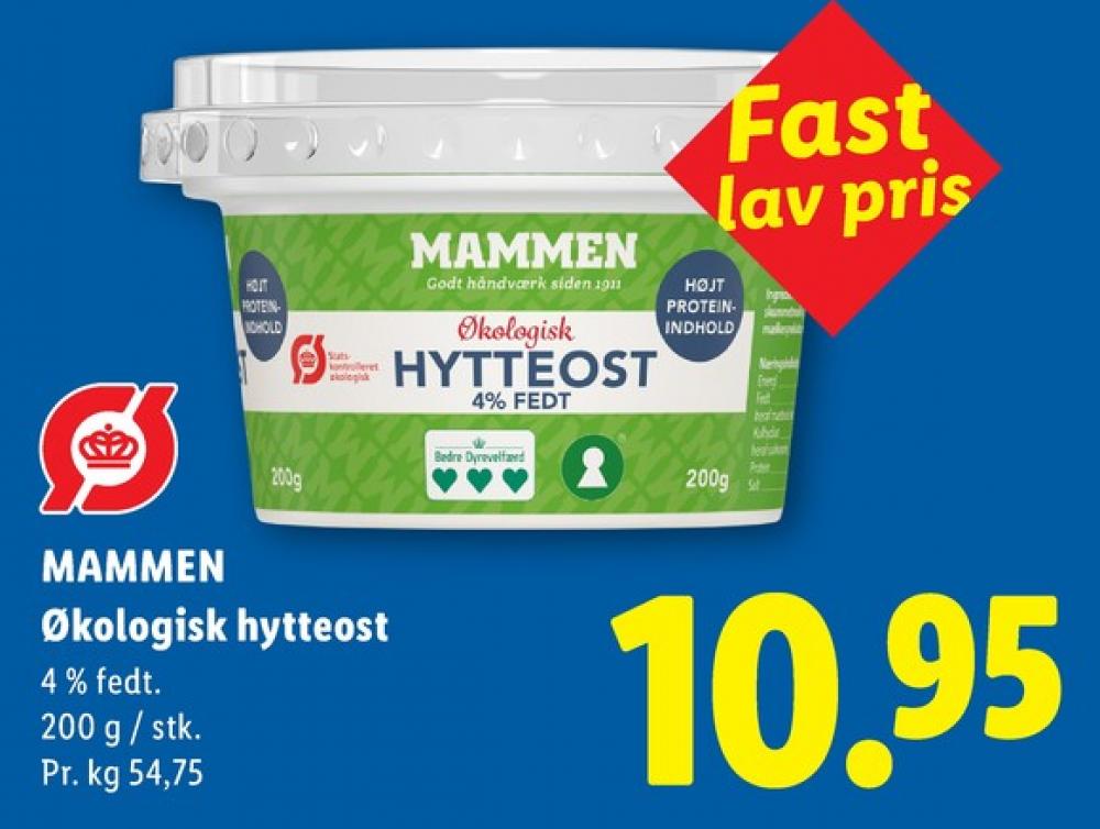 Mammen, Hytteost 4%