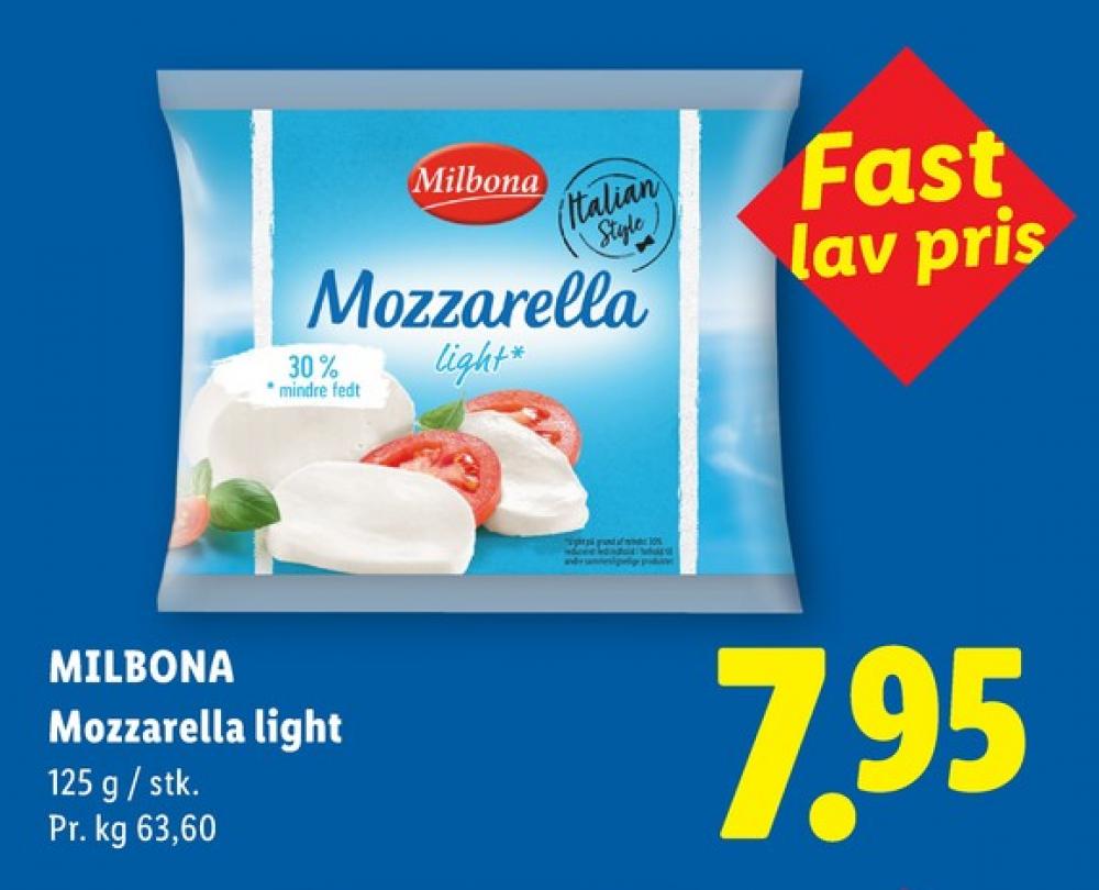 Milbona, Mozzarella Light