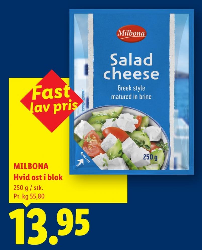 Milbona, Salatost