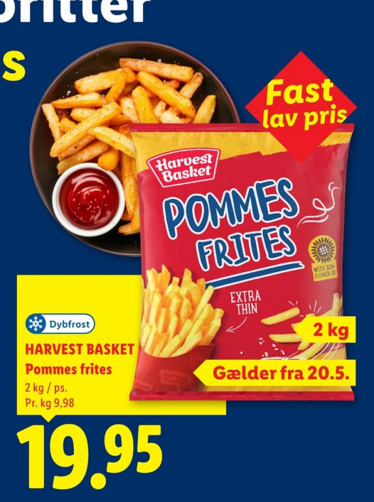 Harvest Basket, Pommes Frites Ekstra tynde
