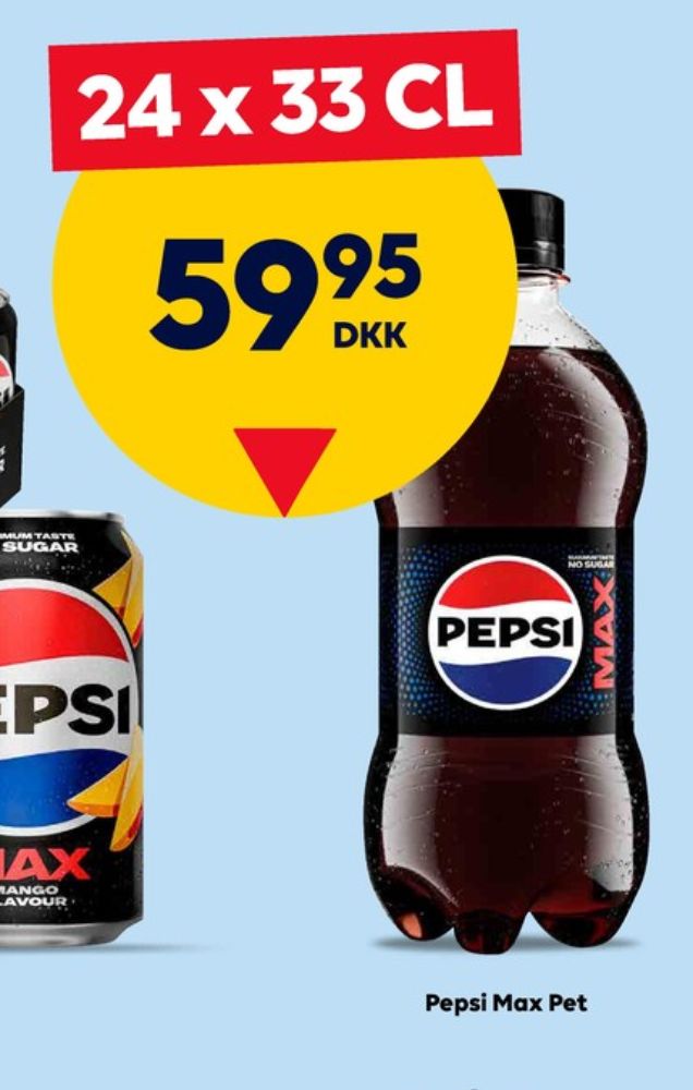 Pepsi Max, Cola 24 pk.