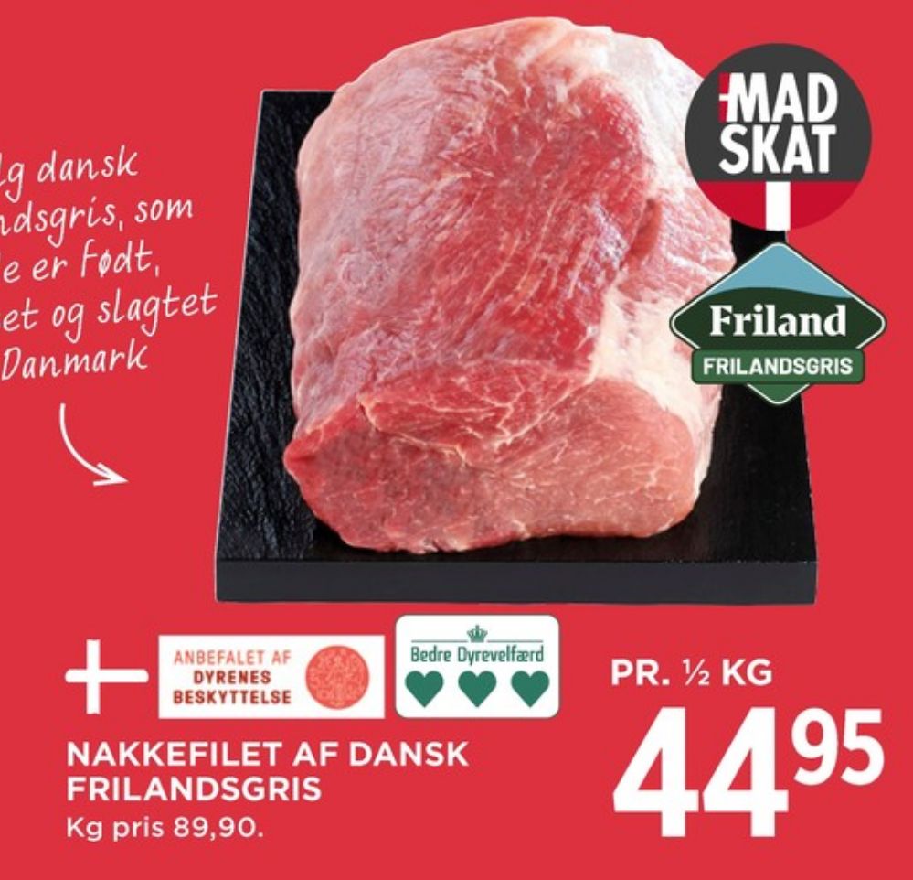 FRILAND Frilandsgris, Nakkefilet